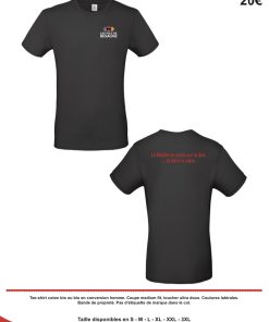 T-Shirt "Le maillot se porte dans le dos...et dans le cœur"