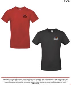 T-Shirt Rouge ou Noir