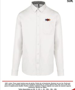 Chemise blanche manche longue